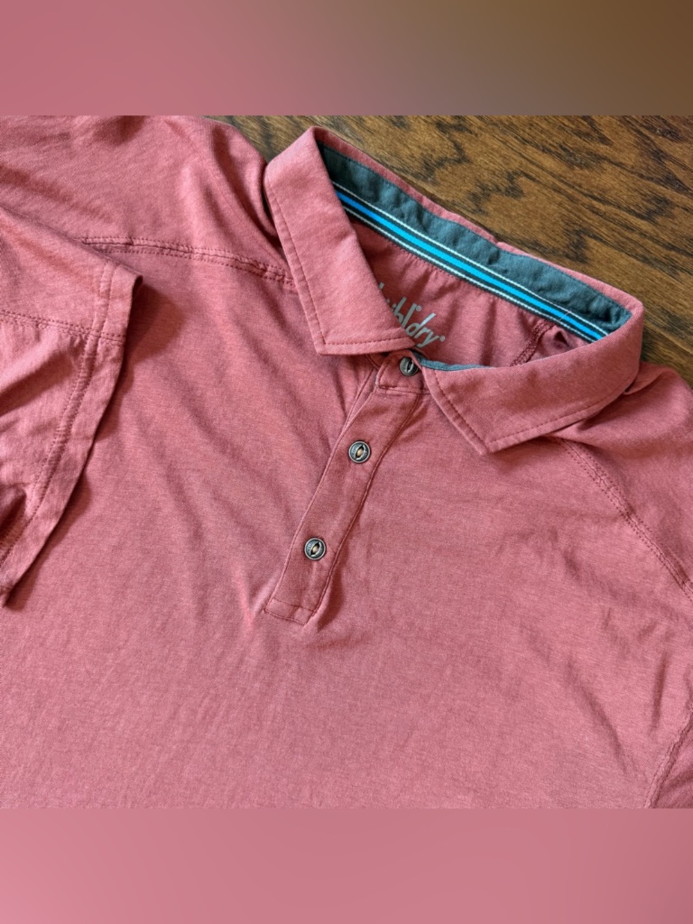 KUHL Polo Shirt Brazen Kuhldry Men 2XL Hiking Organic Cotton Outdoor Stretch Red